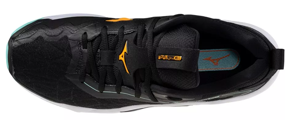 Mizuno Wave Stealth Neo Upper en color negro